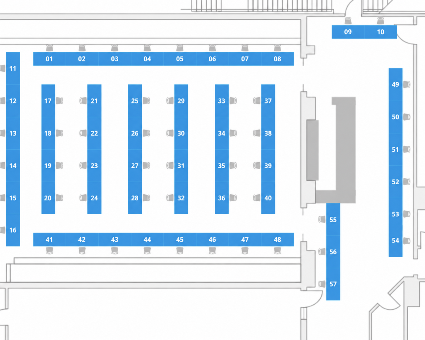 Coastline Exchange vendor floor plan